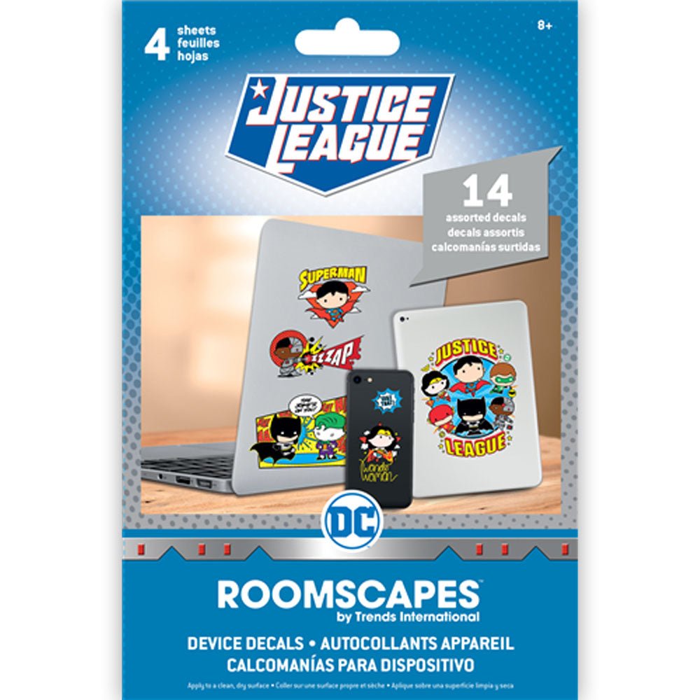 JUSTICE LEAGUE ジャスティスリーグ - CHIBI CHARACTERS DEVICE DECALS / 14種類 / スマホ・ステッカー - PGS